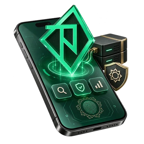 تصویر سه‌بعدی امنیت اپلیکیشن موبایل